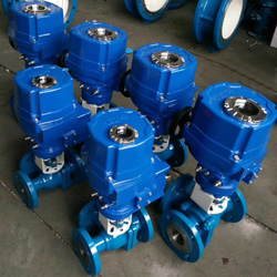 <b>Q944F/Q945F電動三通法蘭球閥</b>