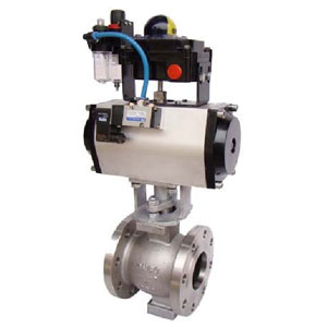 <b>ZSJV氣動調節、切斷V型球閥</b>