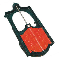 MZF型暗桿鑄鐵鑲銅閘門(滑板閥,閘板閥)