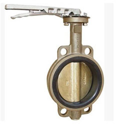 手柄對夾式中線船用青銅蝶閥