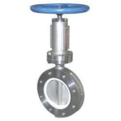 螺旋式對(duì)夾式中線不銹鋼蝶閥