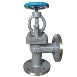 船用法蘭鑄鋼直角式舷側截止止回閥