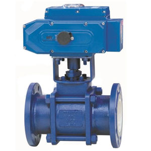 脫硫?qū)S秒妱?dòng)V型陶瓷調(diào)節(jié)球閥-配精小型電動(dòng)執(zhí)行器