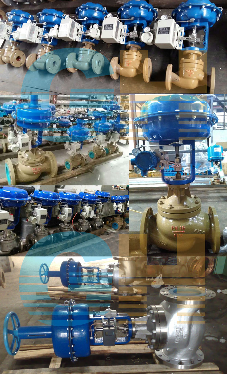 批量氣動調節閥照片