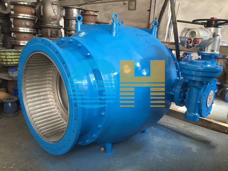 HS941X、HL941X活塞式電動多功能控制閥/電動調流閥廠內圖