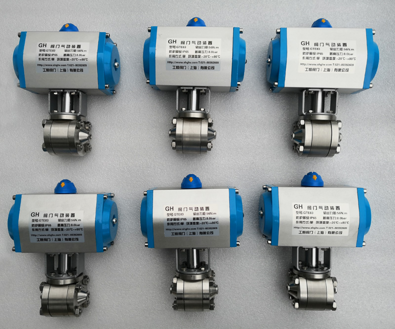 Q661F型焊接式氣動高壓球閥批量圖片