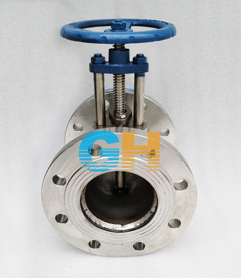 Z413H瀝青取樣閥、采樣閥側面圖