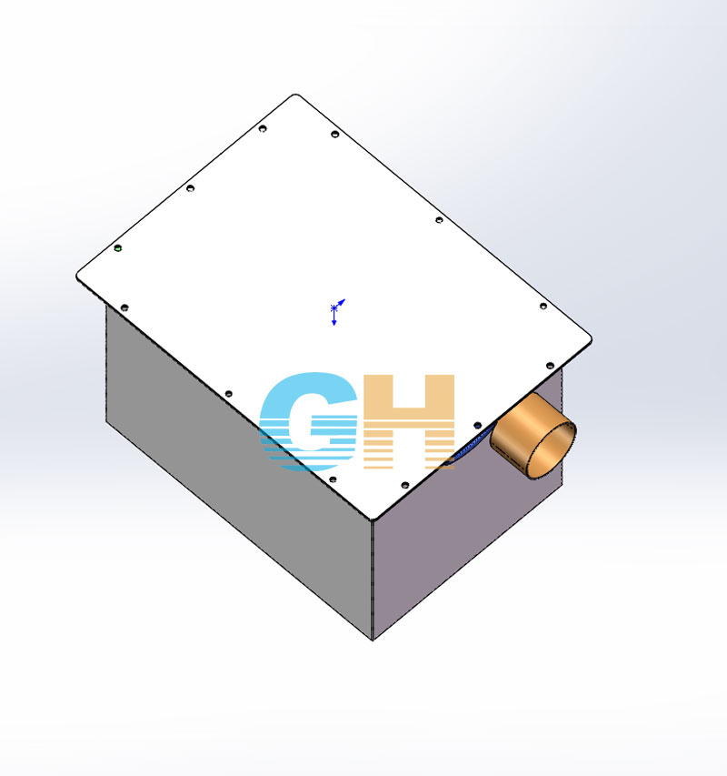 樓宇分流器,雨污分流器側視圖二