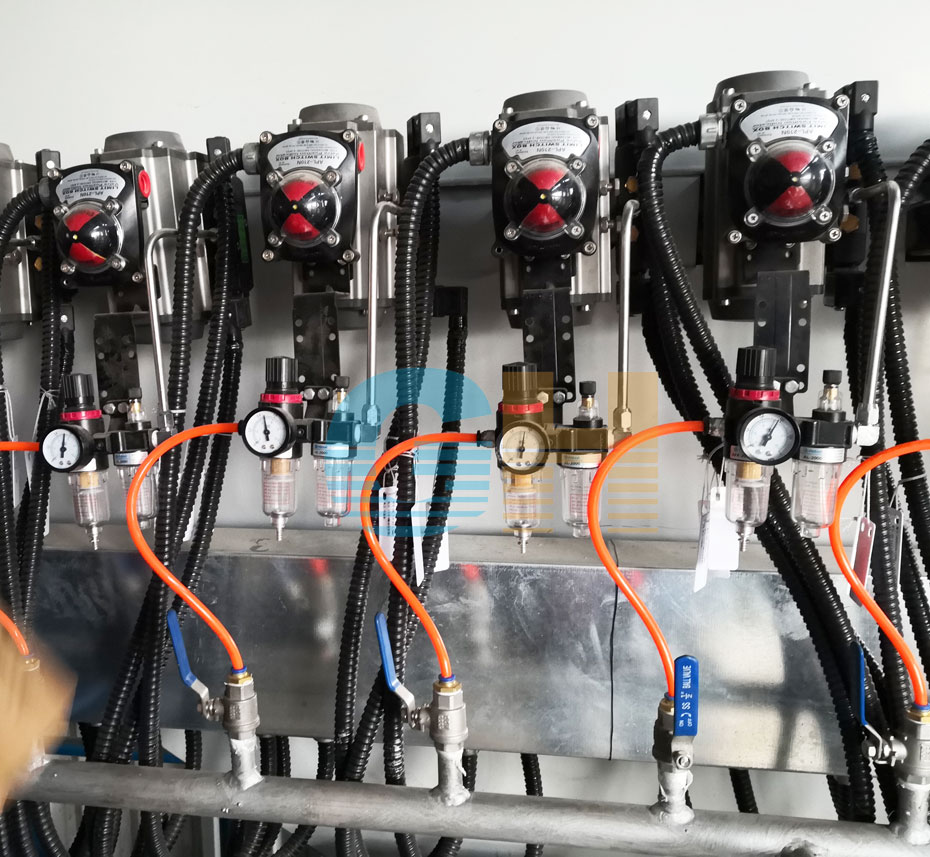 氣動高溫耐磨球閥-國電菏澤電廠噴氨***化項目現(xiàn)場