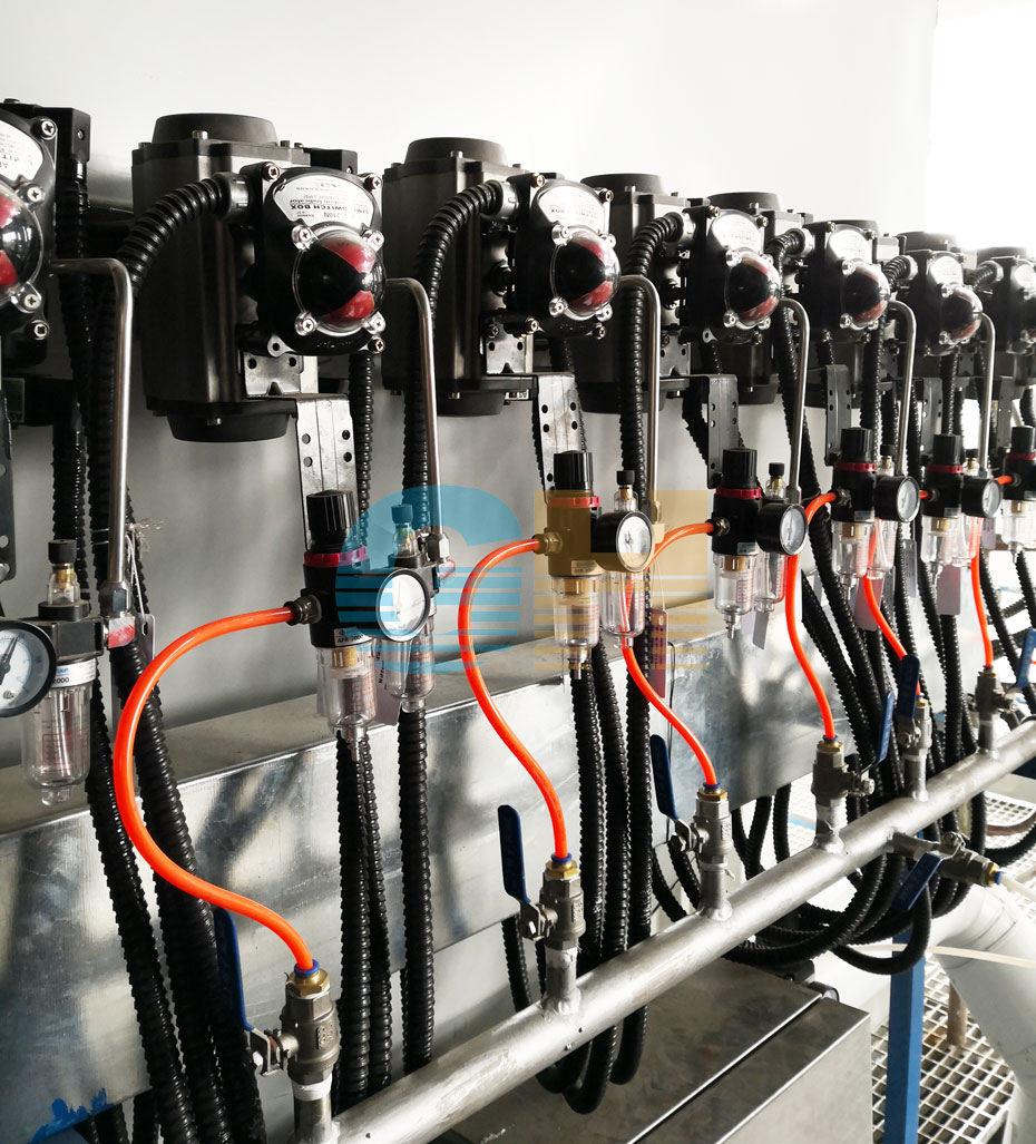 氣動高溫耐磨球閥-國電菏澤電廠噴氨***化項目現(xiàn)場二