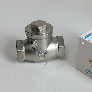 內螺紋304不銹鋼止回閥 旋啟式止回閥H14W