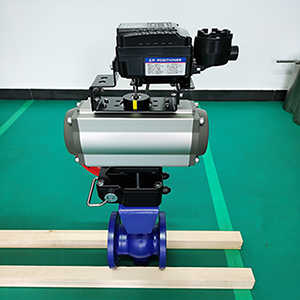 QV647H-16C-V型氣動調節球閥