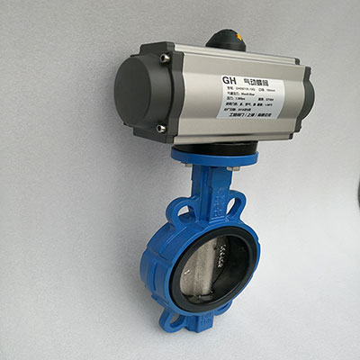 D671X-16Q軟密封氣動對夾蝶閥