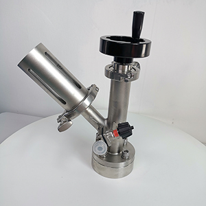 不銹鋼真空粉體取樣閥 快裝真空取樣閥 FIG316法蘭真空粉體取樣閥