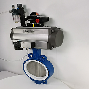 GHD671FP-16Q氣動耐腐蝕蝶閥-四氟氣動蝶閥