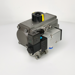 GHQ611F-16P氣動內螺紋球閥 氣動不銹鋼絲扣球閥 三片式內螺紋絲