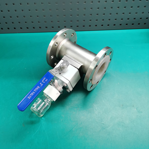 GHZXQYF46不銹鋼襯氟取樣閥-噴涂四氟