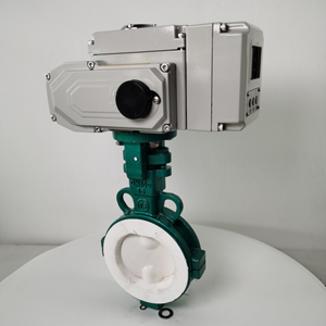 電動對夾襯氟蝶閥 全襯里防爆調節型閥門 D971F