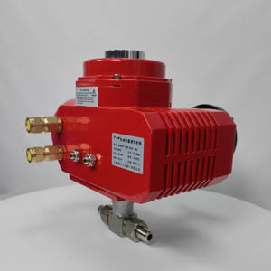 防爆電動小流量調節閥 高精度高壓智能針型調節閥門