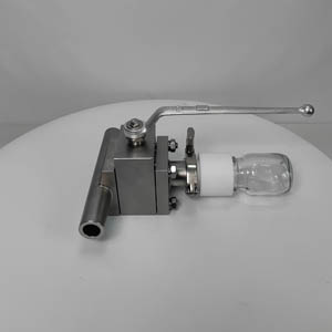 滬工恒焊接式取樣閥不銹鋼手動高壓高溫在線取樣器