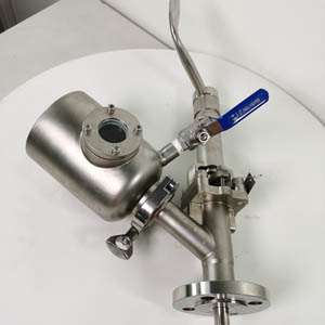 工業耐腐蝕取樣閥 柱塞式放料閥 不銹鋼手動法蘭取樣裝置